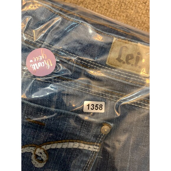 Lei Jeans Womens 15/34 Sophia Hiphugger Flare Bootcut Whisker Stretch Y2K Denim - Picture 9 of 9